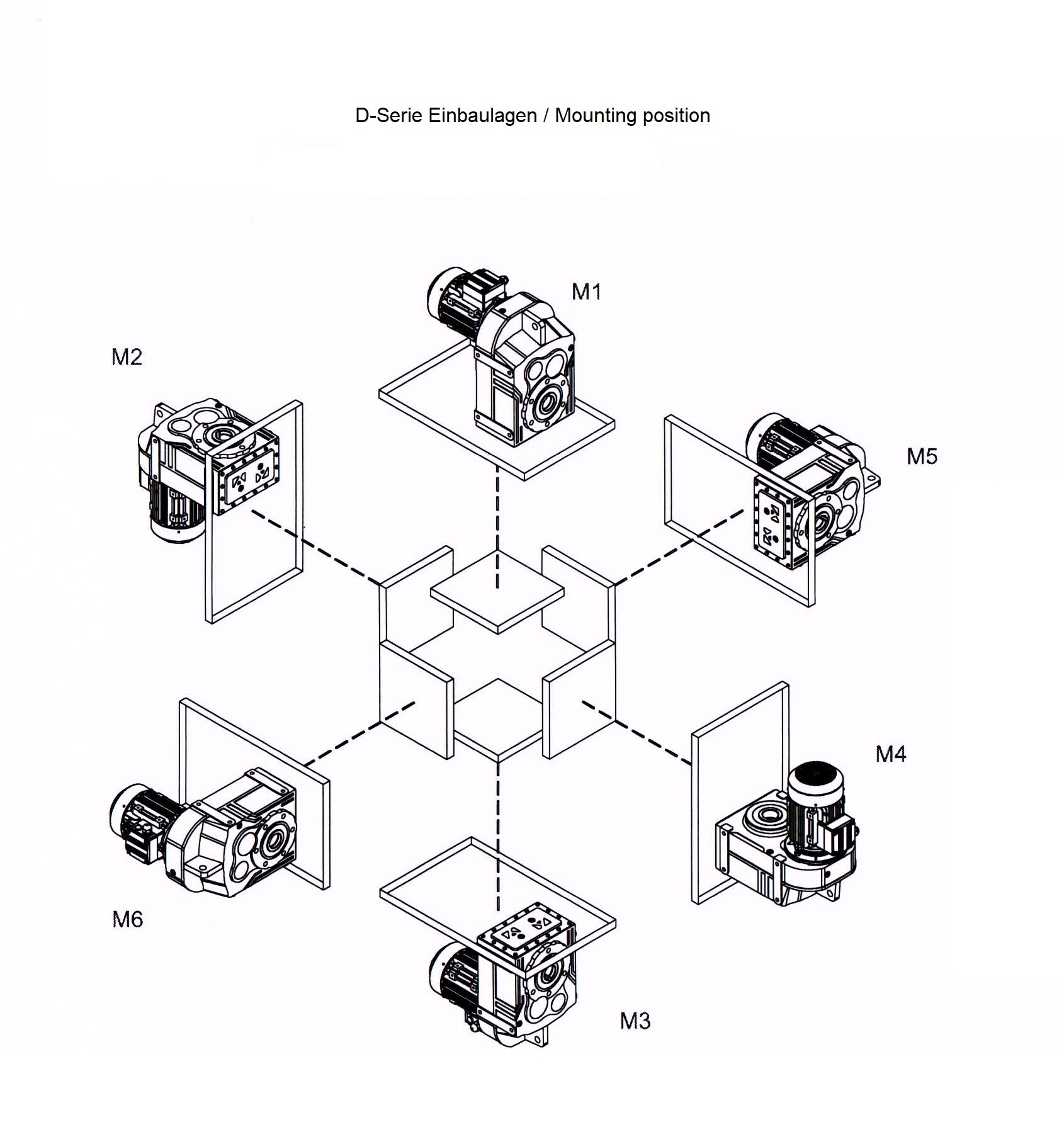 DV172-63-4-0,12 kW-74 U/min Motoréducteurs à arbres parallèles