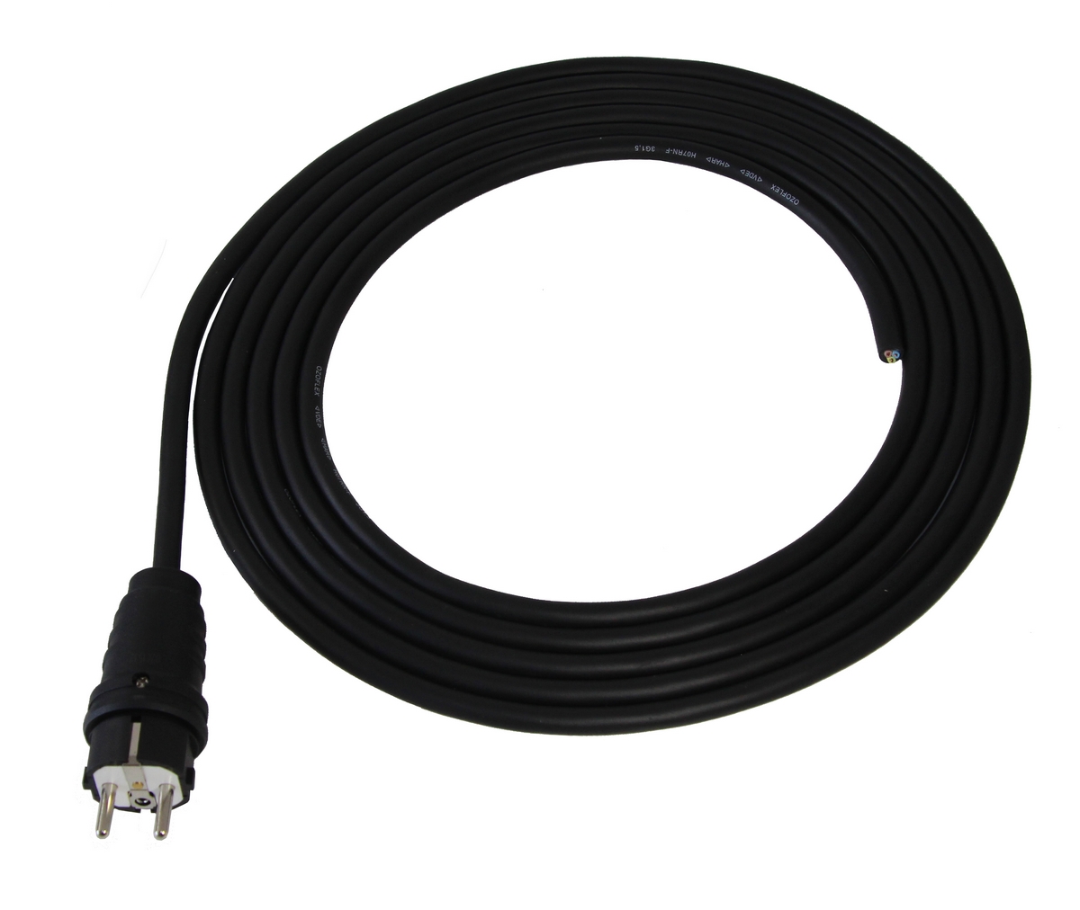 Connection cable 3 x 1.5 mm² with Schuko plug 230 Volt